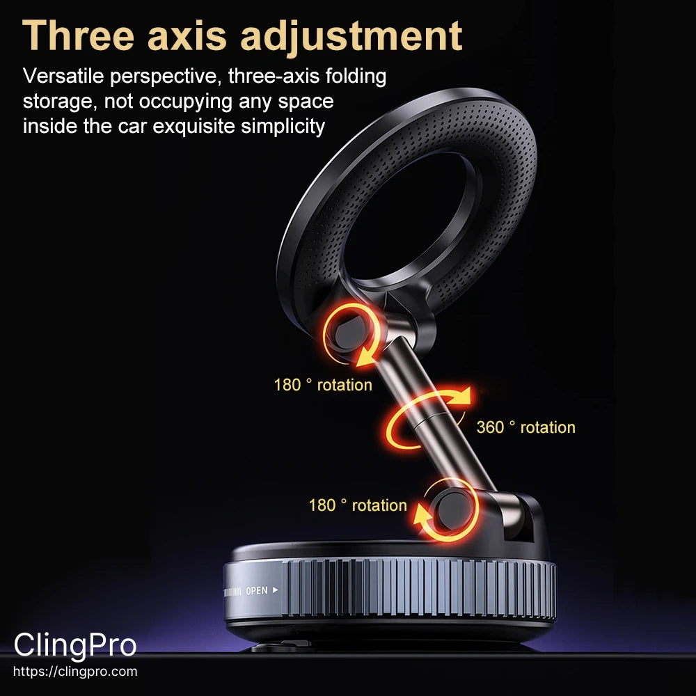 ClingPro™ Magnetic Suction Car Phone Holder