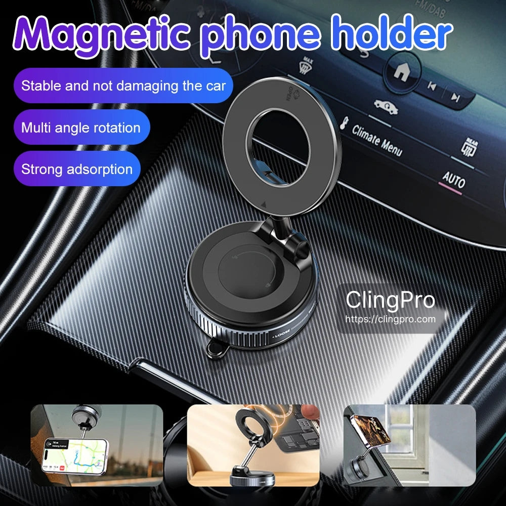 ClingPro™ Magnetic Suction Car Phone Holder